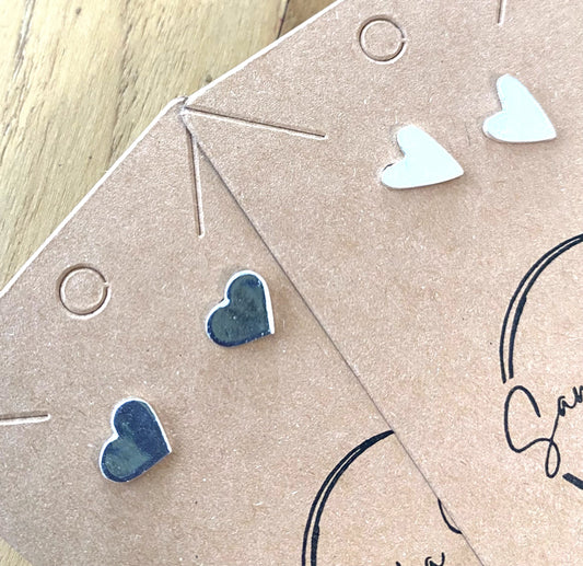 Hearts Earrings Studs